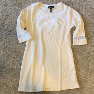 Cream Style & Co tunic sweater.